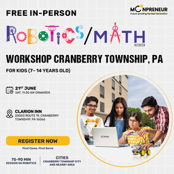 In-Person Free Robotics Workshop for Kids at Cranberry Township (7-14)