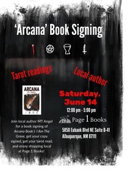 'Arcana Book I: I Am The Grave' Book Signing + Tarot at Page 1 Books!
