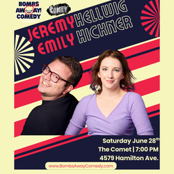 Comedy At The Comet | JEREMY HELLWIG & EMILY HICKNER