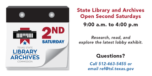 Public Service Areas Open for Second Saturday - 9:00 a.m. to 4:00 p.m.