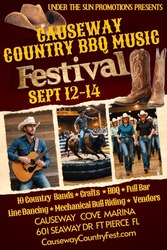 Hutchinson Island to Host the Ultimate Causeway Country Music BBQ Festival This September