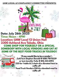 Christmas In July Vendor Event