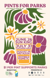 Pints for Parks presented by Forty5 Presents at Metazoa Brewing