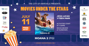 Hapeville’s Movie Nights Under the Stars: Moana 2