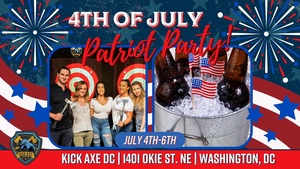July 4th Weekend Celebration @ Kick Axe DC!