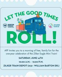 One-Year Celebration of the Zilker Eagle Mini Train