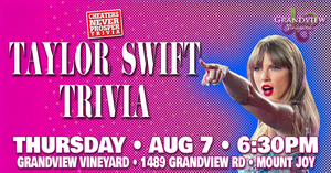 Taylor Swift Trivia at Grandview Vineyard