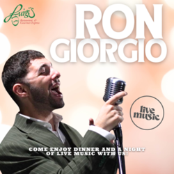 Ron Giorgio- Live at Luigi's Restaurant- 'Music Under the Tent Series'
