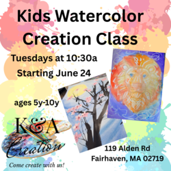 Kids Watercolor Creation Sessions