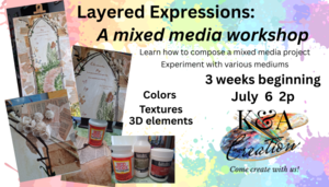 Layered Expressions: A Mixed Media Workshop