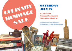 Culinary Rummage Sale by Les Dames d'Escoffier