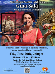 Gina Salā ~ Celebrate the Summer Solstice in Sacred Sound & Community