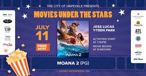 Hapeville’s Movie Nights Under the Stars: Moana 2