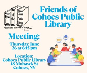 Friends of the Cohoes Public Library Meeting