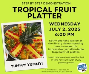Tropical Fruit Platter - Step by Step Demonstration