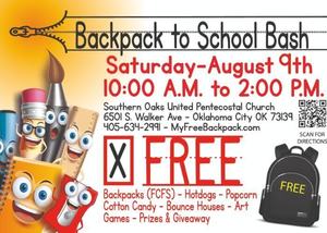 Backpack to School Bash