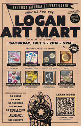 Logan Art Mart at Federales in Logan Square