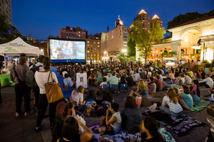 Movies in the Square by Union Square Partnership and Alamo Drafthouse