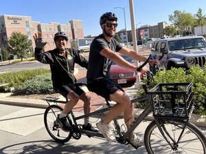 Outlook Enrichment Hosts Tandem Bike Club Ride – Coffee Ride