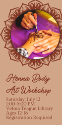 Henna Body Art Workshop