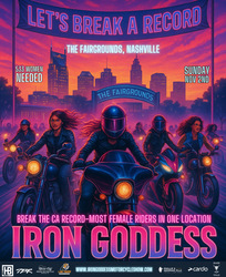 Iron Goddess Motorcycle show - lets break a record