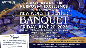 New Worship Center Fundraiser Banquet