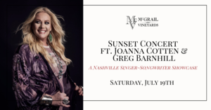 Sunset Concert featuring Joanna Cotten and Greg Barnhill