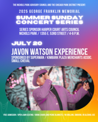 JAVON WATSON EXPERIENCE - George Franklin Memorial Summer Sunday Concert Series