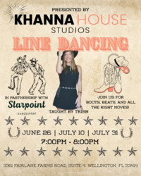 Beginner Line Dancing Class - June 26
