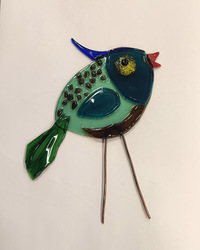 Birdie Sculpture Fused Glass Class