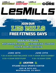 Les MillsTM Free Fitness Days