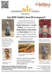 Art Gallery at the Orinda Library: Ceramicists and Visual Artists with a Global Perspective