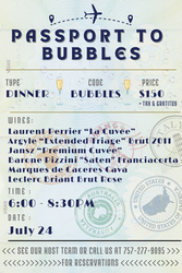 Passport to Bubbles: A Sparkling Wine Dinner