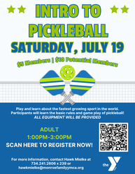 Monroe Family YMCA Intro to Pickleball