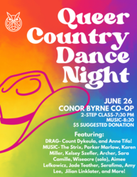 Queer Country Dance Night at Conor Byrne Co-op