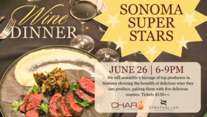 Sonoma Super Stars Wine Dinner