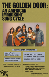 The Golden Door: an American immigrant song cycle at Seattle Open Arts Place