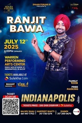 Ranjit Bawa Live In Concert Indianapolis 2025