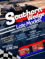 Fairgrounds Raceway FEATURING Southern Wedge Sieres