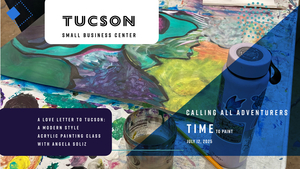 A Love Letter to Tucson: Modern Style Acrylic Painting Class