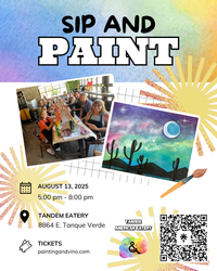 Saguaro Galaxy Paint and Sip + Wine Specials