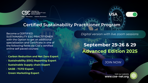 USA | Certified Sustainability Practitioner Program, Advanced Edition 2025