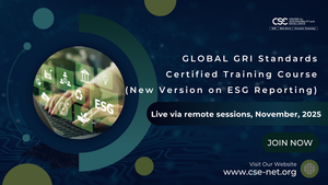 Global | GRI Standards, Certified Training Course (New Version on ESG Reporting)