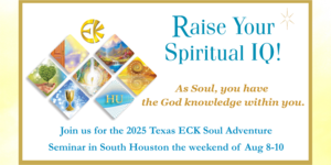 Raise Your Spiritual IQ!  New ECKANKAR Seminar  Comes to Houston, Aug 8-10