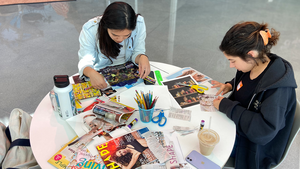 Free Art Workshop: Text Paper Weaving