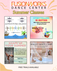 Summer Dance Classes at Fusionworks