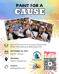 Beginner Paint Your Pet for Ability Dogs of Arizona