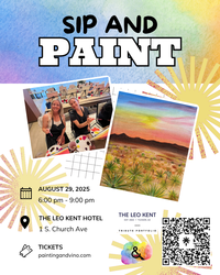 Desert Dandelion Paint and Sip at The Leo Kent