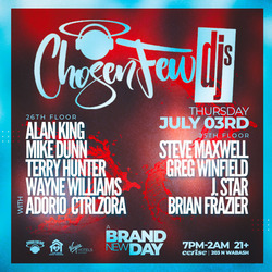 Chosen Few Djs at Cerise Rooftop at Virgin Hotels. 2 Floors of House Music