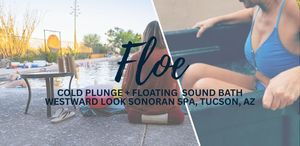 floe | cold plunge + sound bath at sonoran club & spa westward look resort in tucson